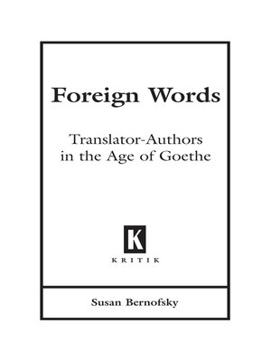 cover image of Foreign Words
